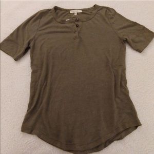 Olive Green short sleeve. Comfy casual wear.
